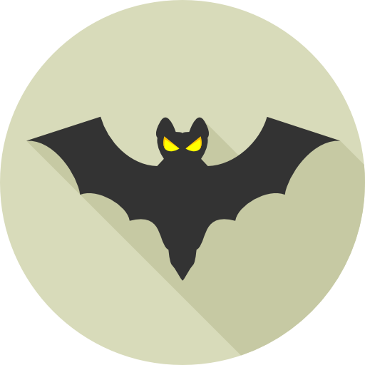 Ícones de halloween bat em SVG, PNG, AI para baixar.