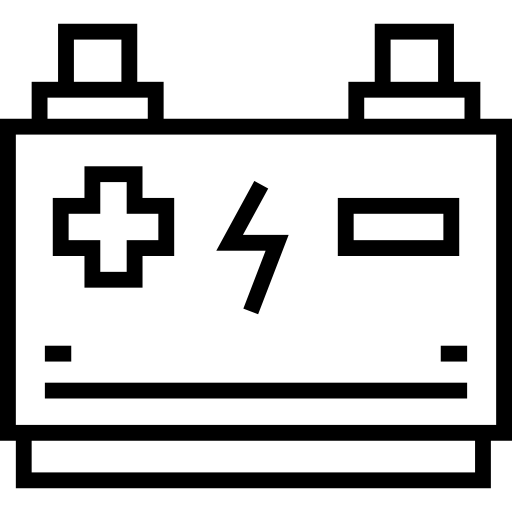 Battery Detailed Straight Lineal Icon