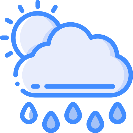 Rain Basic Miscellany Blue icon
