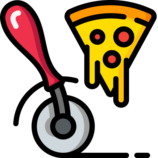 cortador de pizza icono gratis