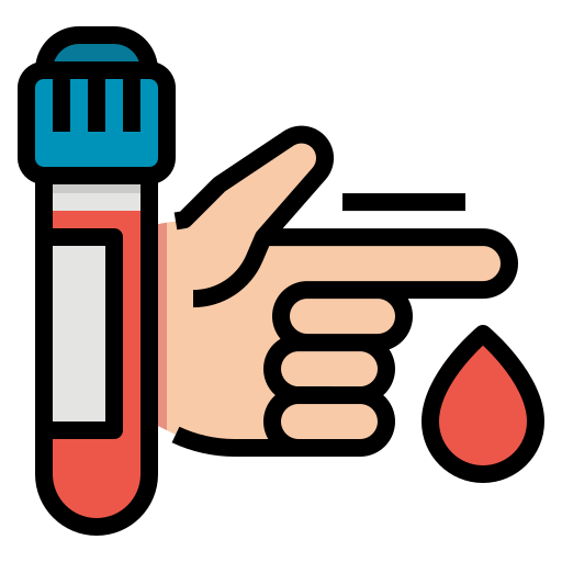 teste de sangue  grátis ícone