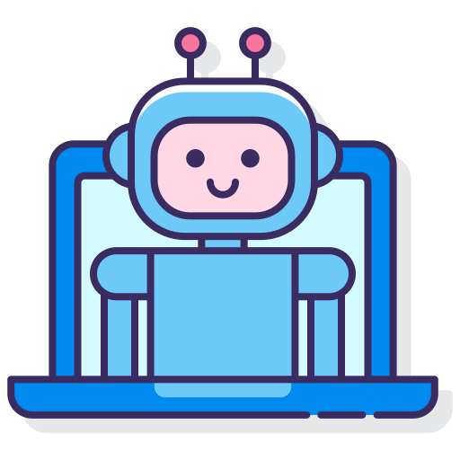 hombre robot icono gratis