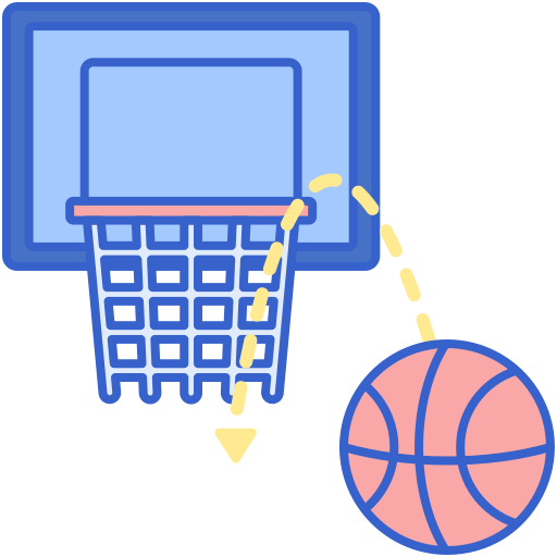 Icono De Pelota De Baloncesto Flaticons Lineal Color 9000