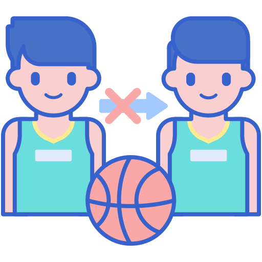 jugadores de baloncesto icono gratis