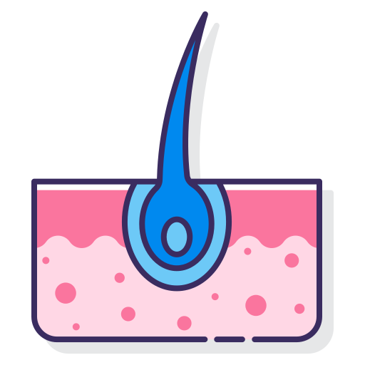 pelo icono gratis