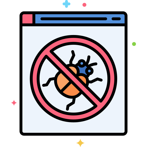 Bug free icon