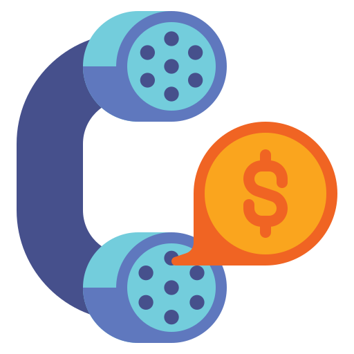 banca telefónica icono gratis