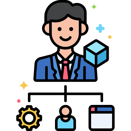 Owner Flaticons Lineal Color icon