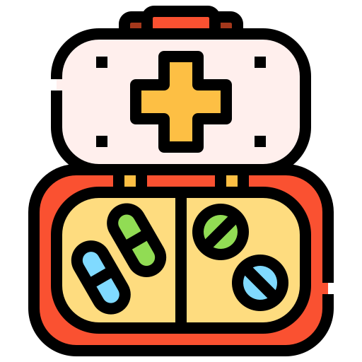 Caixa de comprimidos de desenho animado ouriço animal com desenho azul,  caixa de armazenamento de medicamentos