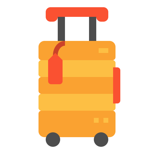 equipaje de viaje icono gratis