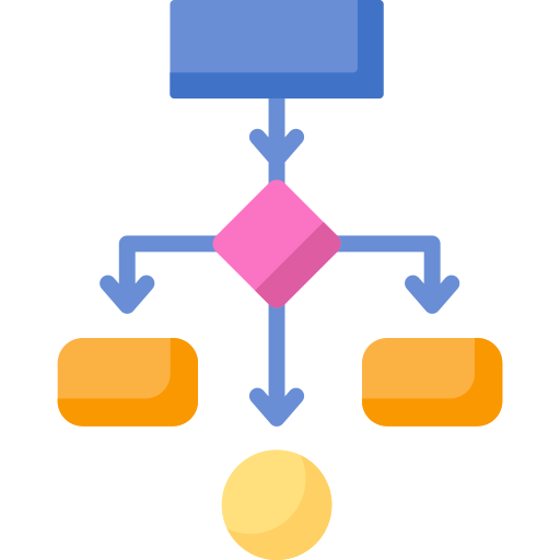 Diagrama De Flujo Iconos Gratis De Negocio