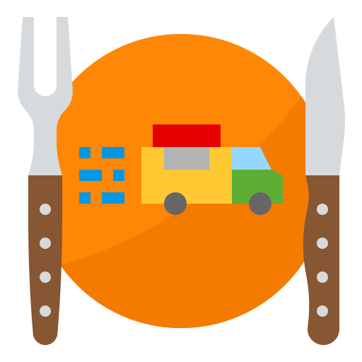 Food delivery free icon Food delivery free icon