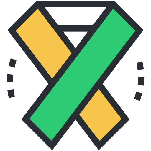 Breast cancer free icon