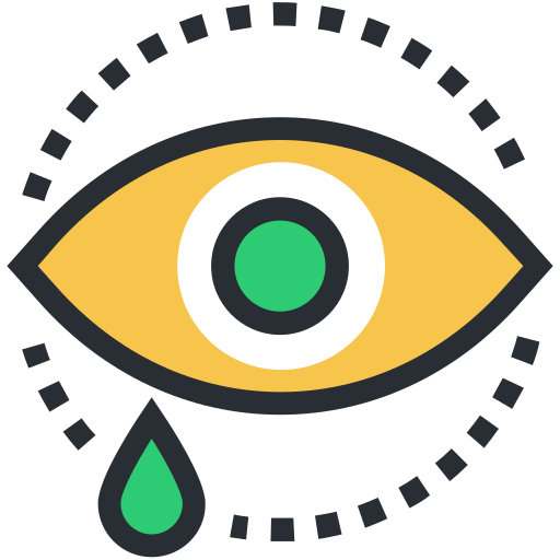 gotas para los ojos icono gratis