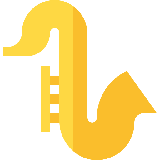 saxofón icono gratis