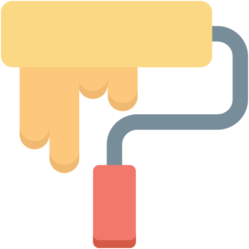 Paint roller free icon