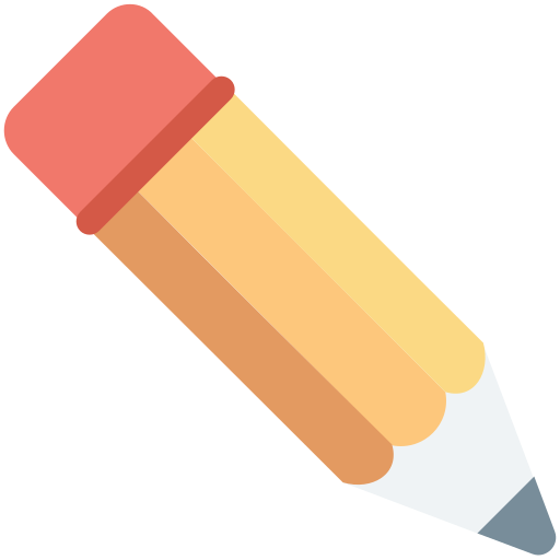 Pencil Creative Stall Premium Flat icon