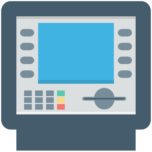 Atm machine free icon Atm machine free icon