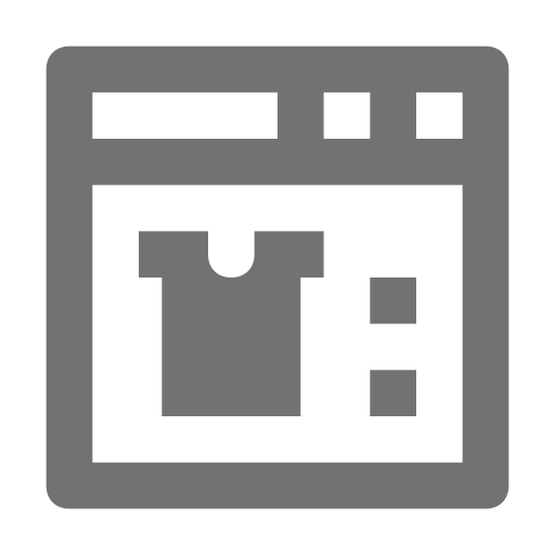 Online store Generic Grey icon