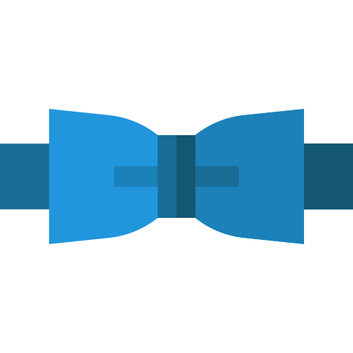 Bow tie Basic Straight Flat icon