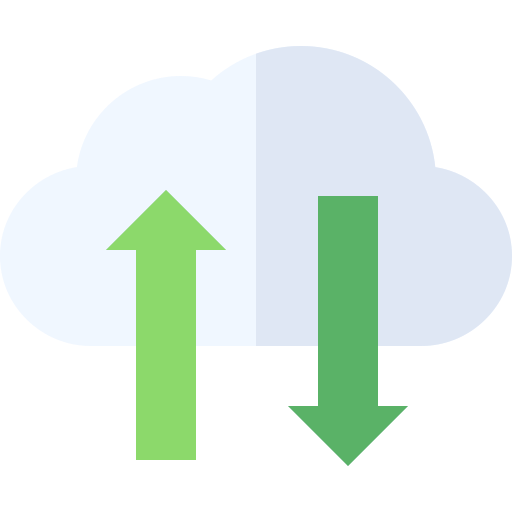 computación en la nube icono gratis