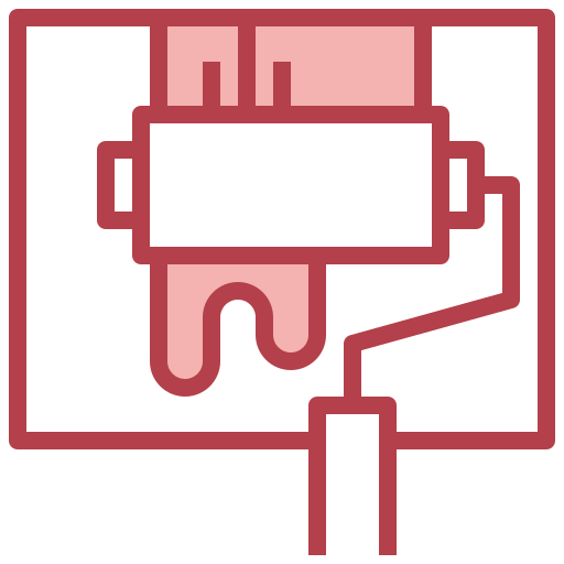 rodillo icono gratis