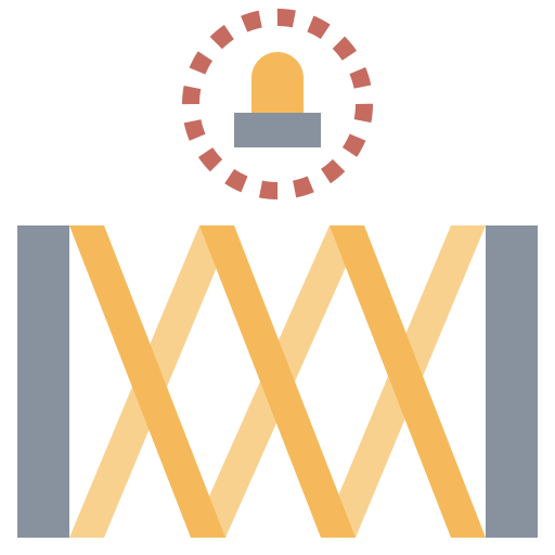 barrera vial icono gratis