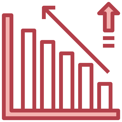 Statistics Surang Red icon