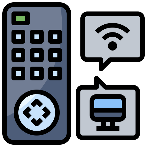 Remote control Surang Lineal Color icon