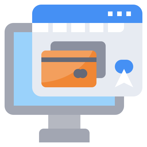 Credit card Surang Flat icon