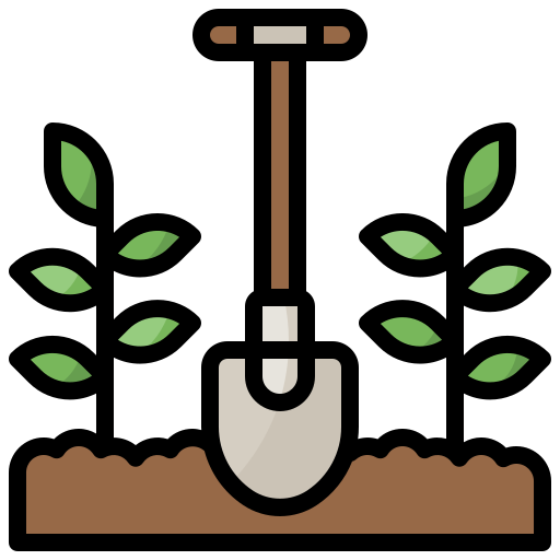 Shovel Surang Lineal Color icon