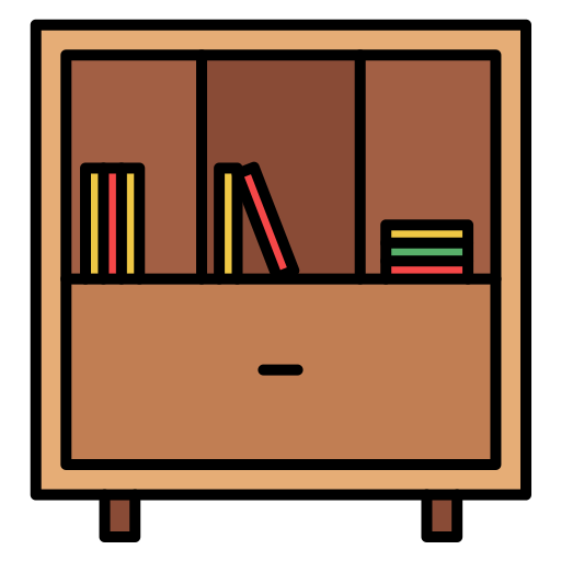 Bookshelf free icon