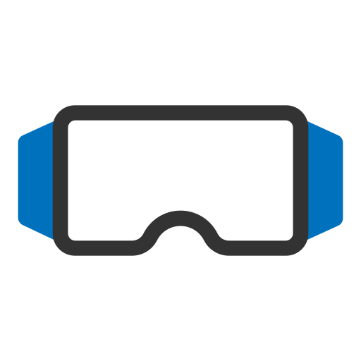 gafas de realidad virtual icono gratis