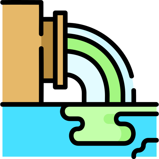 pollution de l'eau Icône gratuit