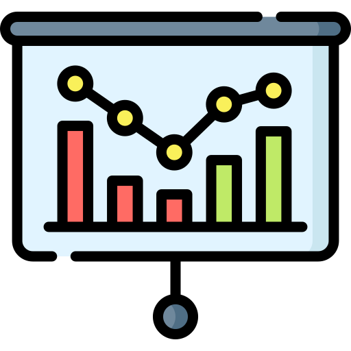 gráfico de barras icono gratis