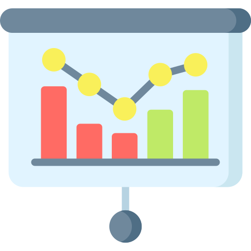 gráfico de barras icono gratis