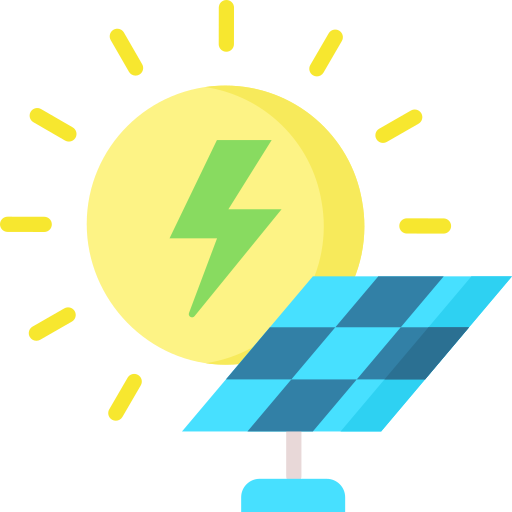 Énergie solaire Icône gratuit