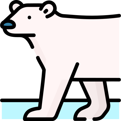 oso polar icono gratis