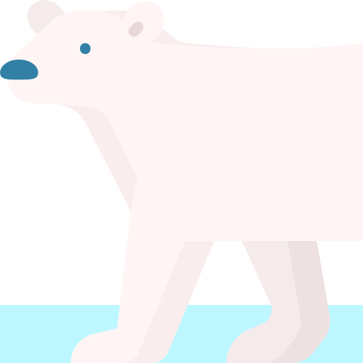 oso polar icono gratis