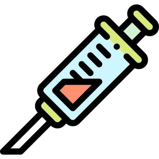 Syringe Detailed Rounded Lineal color icon