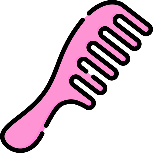 Barbie pink hair brush 4 icon - Free barbie pink brush icons