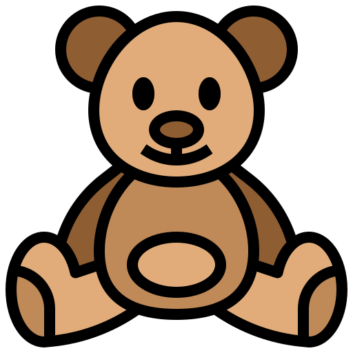 SVG > bear teddy fluffy cute - Free SVG Image & Icon.