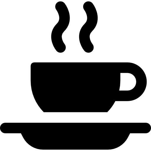 Coffee Cup Basic Rounded Filled Icon