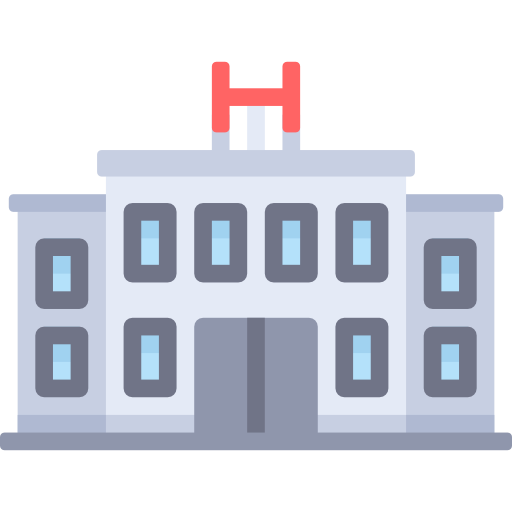 clínica de salud icono gratis