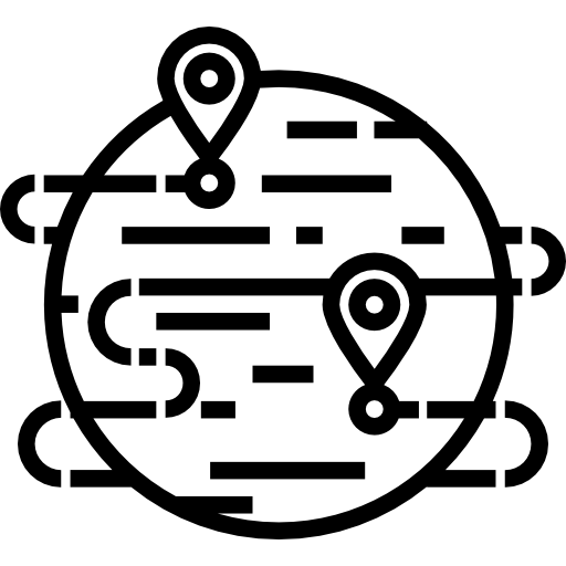 en todo el mundo icono gratis