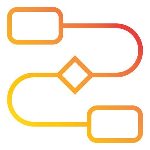 diagrama de flujo icono gratis