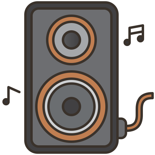 altavoces icono gratis