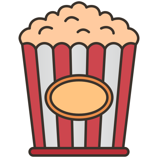 Popcorn Box Free Cinema Icons