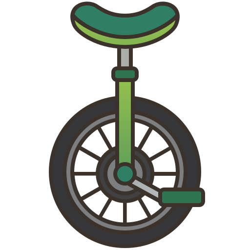 monociclo icono gratis