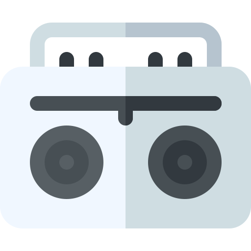 reproductor de cassette icono gratis